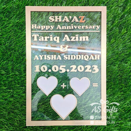 Acrylic fingerprint Photoframe