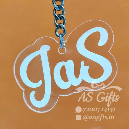 Acrylic Text Keychain